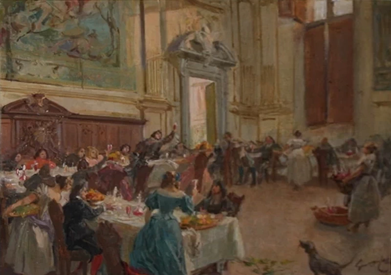 Banchetto - Palazzo Bruni, Ciocchi